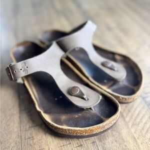 Birkenstock Brown Sandals Cork Midsole Comfort